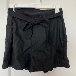 Express Black Tie Shorts